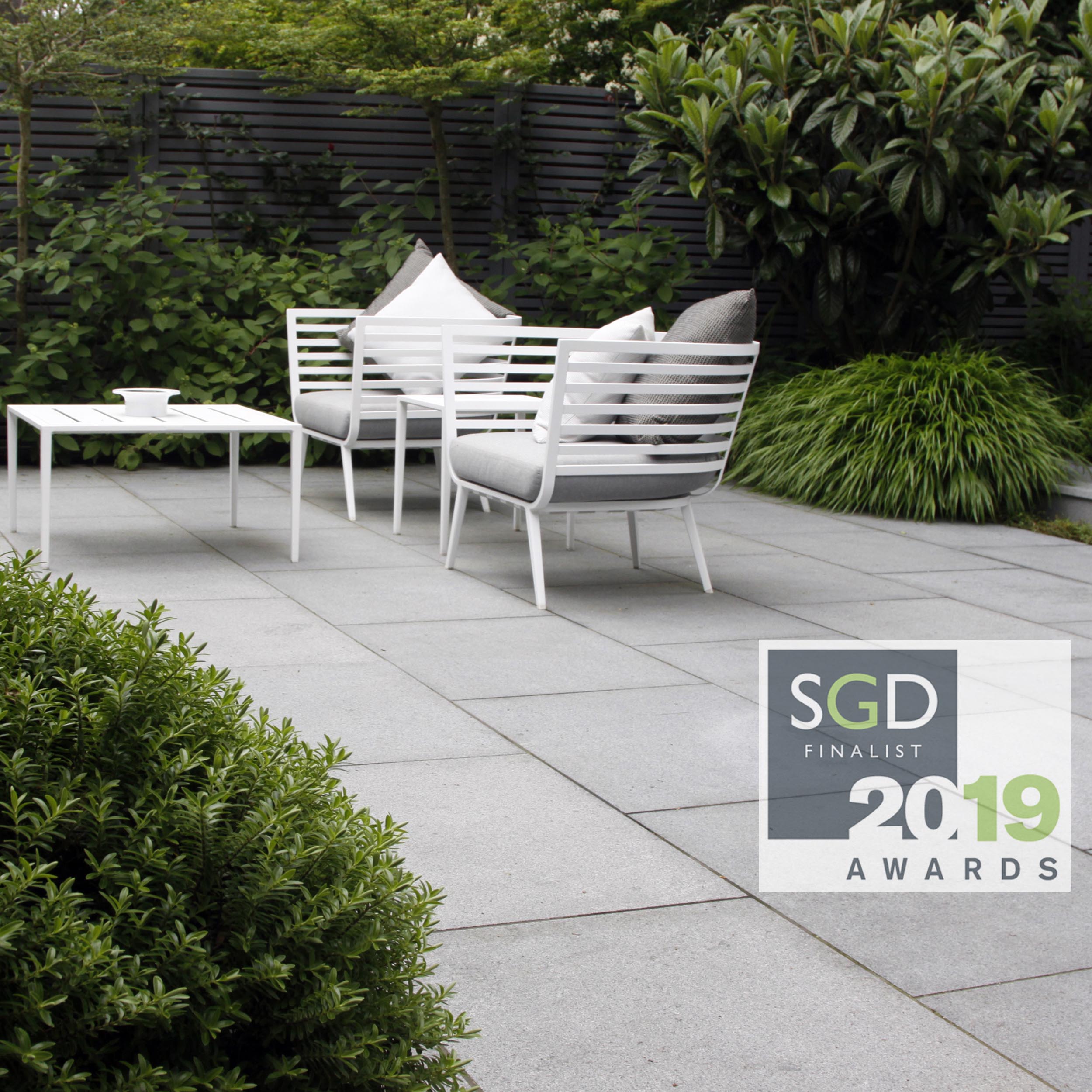 Our Westerham garden design was shortlisted as a SGD finalist in 2019