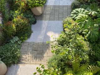 North Norfolk textural courtyard