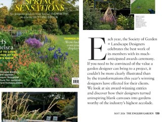 Check out our garden in The English Garden magazine this month. MAY issueThrilled to see our little new build garden gaining further coverage following our win at the Society of Garden + Landscape Designers Awards back in February. The magazine highlights 6 award winning entries: Stating:‘If you need to be convinced of the value a garden designer can bring to a project, it couldn’t be more clearly illustrated than by the transformations this years winning designers have effected for their clients. How their designers turned uninspiring blank canvases into gardens worthy of the industry’s highest accolade.’ 🌳 Designed @greencube_design Planted @greencube_design Construction @hythegardenlandscapes